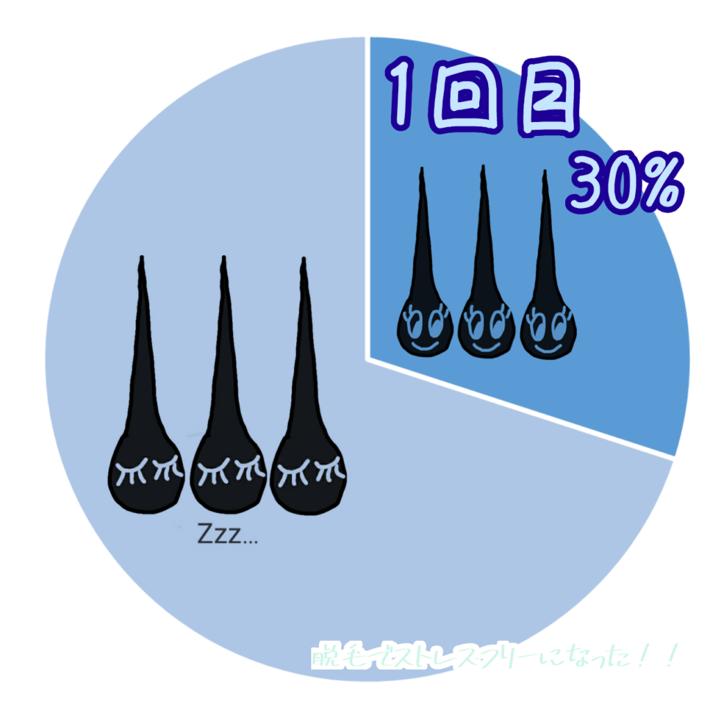 わき脱毛　1回目